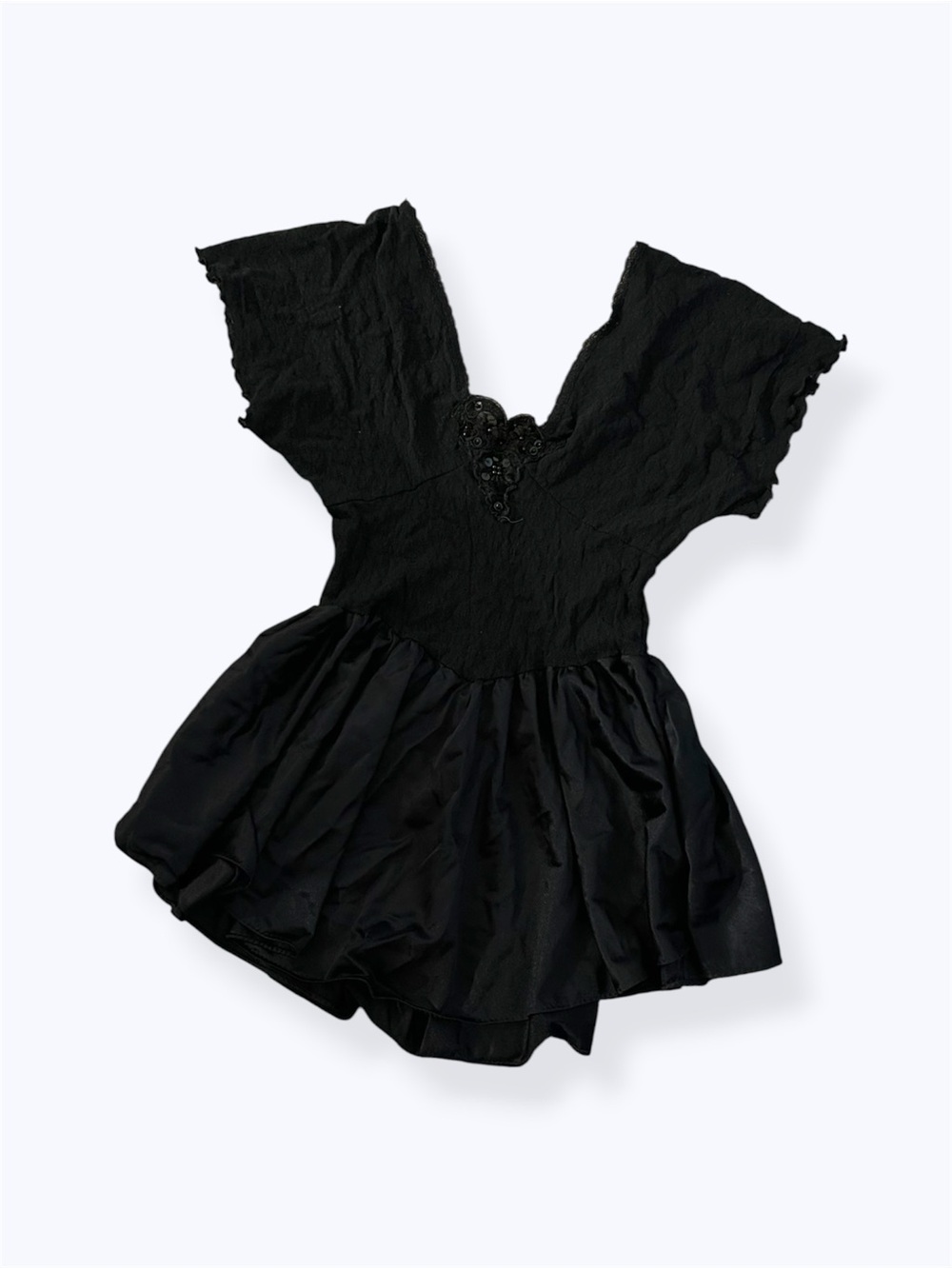 Vintage 80s Inner Most Lace Intimate Dress/Top